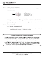 Предварительный просмотр 9 страницы SpectraPure MC-RODI-400UHE-20 Owner'S Manual & Installation Instructions