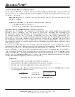 Предварительный просмотр 11 страницы SpectraPure MC-RODI-400UHE-20 Owner'S Manual & Installation Instructions