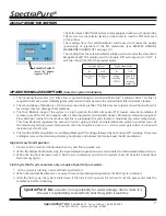 Предварительный просмотр 7 страницы SpectraPure PERFORMANCE PLUS MC-RODI-100-PPLUS Owner'S Manual & Installation Instructions