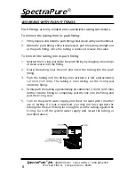 Preview for 8 page of SpectraPure SP-RO-90 RO BASIC Installation And Operating Manual