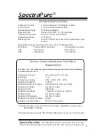 Preview for 3 page of SpectraPure The Eliminator RO System Installation And Operating Manual