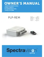 Preview for 1 page of Spectravision PLP-REM Owner'S Manual