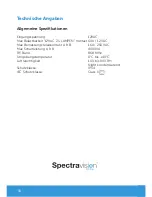 Preview for 58 page of Spectravision PLP-REM Owner'S Manual