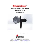 Preview for 1 page of Spectrex SharpEye FS-1400 User Manual