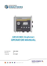 Spectris Servomex 05311B1 Operator'S Manual preview