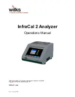 Spectro Scientific wilks InfraCal 2 Operation Manual preview