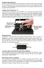 Preview for 4 page of Spectro-UV EDG-13H Operator'S Manual