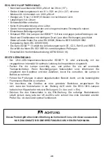 Preview for 26 page of Spectro-UV Spectroline EDGE 13 Operator'S Manual