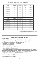 Предварительный просмотр 6 страницы Spectro-UV Spectroline uVision Series Manual