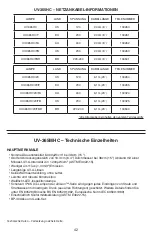 Предварительный просмотр 42 страницы Spectro-UV Spectroline uVision Series Manual