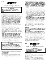 Preview for 1 page of Spectroline BP-12A Manual