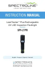 Preview for 1 page of Spectroline LeakTracker Plus SPI-LTPR Instruction Manual