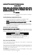 Preview for 2 page of Spectroline LeakTracker Plus Instructions Manual