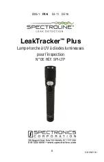 Preview for 6 page of Spectroline LeakTracker Plus Instructions Manual