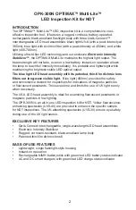 Preview for 2 page of Spectroline OPTIMAX Multi-lite OPK-300N Operator'S Manual