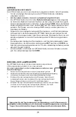 Preview for 29 page of Spectroline OPTIMAX Multi-lite OPK-300N Operator'S Manual