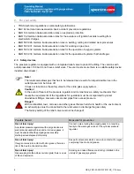 Предварительный просмотр 6 страницы Spectron FE121-SP Operating Manual