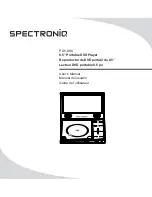 SpectronIQ PDV-808 User Manual preview