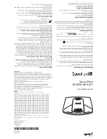 Spectrum 24 AP-3020 Quick Reference Manual preview