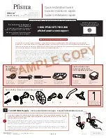 Preview for 7 page of Spectrum Brands Pfister 015-4WD Quick Installation Manual