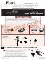 Preview for 1 page of Spectrum Brands Pfister 042-PFL Quick Installation Manual