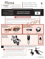 Spectrum Brands Pfister Arlington LF-048-AR Quick Installation Manual preview