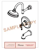 Preview for 6 page of Spectrum Brands Pfister Ashfield G89-XYP Quick Installation Manual