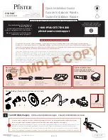 Preview for 1 page of Spectrum Brands Pfister Ashfield LG89-XYP Quick Installation Manual