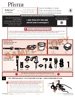 Spectrum Brands Pfister Bellance LF-049-BLL Quick Installation Manual preview