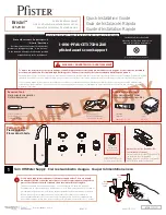 Preview for 1 page of Spectrum Brands Pfister Brislin GT529-BI Quick Installation Manual