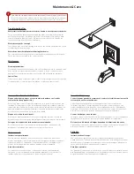 Preview for 3 page of Spectrum Brands Pfister Carnegie R89-1WE Maintenance & Care Manual