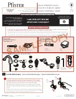 Preview for 1 page of Spectrum Brands Pfister Catalina LF-049-E Quick Installation Manual