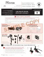 Spectrum Brands Pfister Iyla LG42-TR0 Quick Installation Manual preview