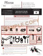 Preview for 1 page of Spectrum Brands Pfister Kelen RT6-4MFC Quick Installation Manual