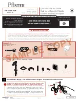 Preview for 1 page of Spectrum Brands Pfister Park Avenue LG40-FE0 Quick Installation Manual