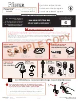 Preview for 1 page of Spectrum Brands Pfister Pasadena F-049-PD Quick Installation Manual