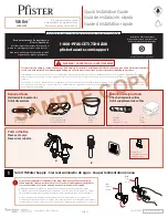 Spectrum Brands Pfister Weller LG48-WRP Quick Installation Manual preview