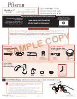 Spectrum Brands Pfister Woodbury RT6-5WD Quick Installation Manual preview