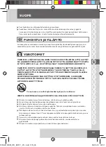 Preview for 35 page of Spectrum Brands Remington Luxe Compact D2011 Manual