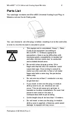 Preview for 4 page of Spectrum Controls Micro800 2080sc-IF4U Install Manual