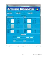 Предварительный просмотр 14 страницы Spectrum Illumination MONSTER BRAIN User Manual