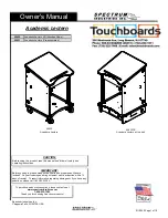 Preview for 1 page of Spectrum Industries Academic Lectern 55421 Owner'S Manual