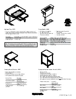 Preview for 13 page of Spectrum Industries Freedom One eLift Lectern 55357 Owner'S Manual