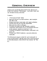 Preview for 3 page of Spectrum Technologies 2450L Product Manual