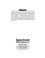 Preview for 4 page of Spectrum Technologies 3661USB Product Manual