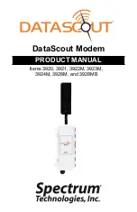 Предварительный просмотр 1 страницы Spectrum Technologies DataScout 3920 Product Manual