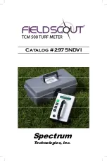 Spectrum Technologies Field Scout TCM 500 Manual preview