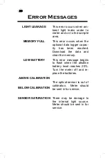 Preview for 20 page of Spectrum Technologies Field Scout TCM 500 Manual