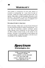 Preview for 24 page of Spectrum Technologies Field Scout TCM 500 Manual