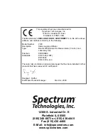 Preview for 16 page of Spectrum Technologies Fieldscout 2120 Product Manual